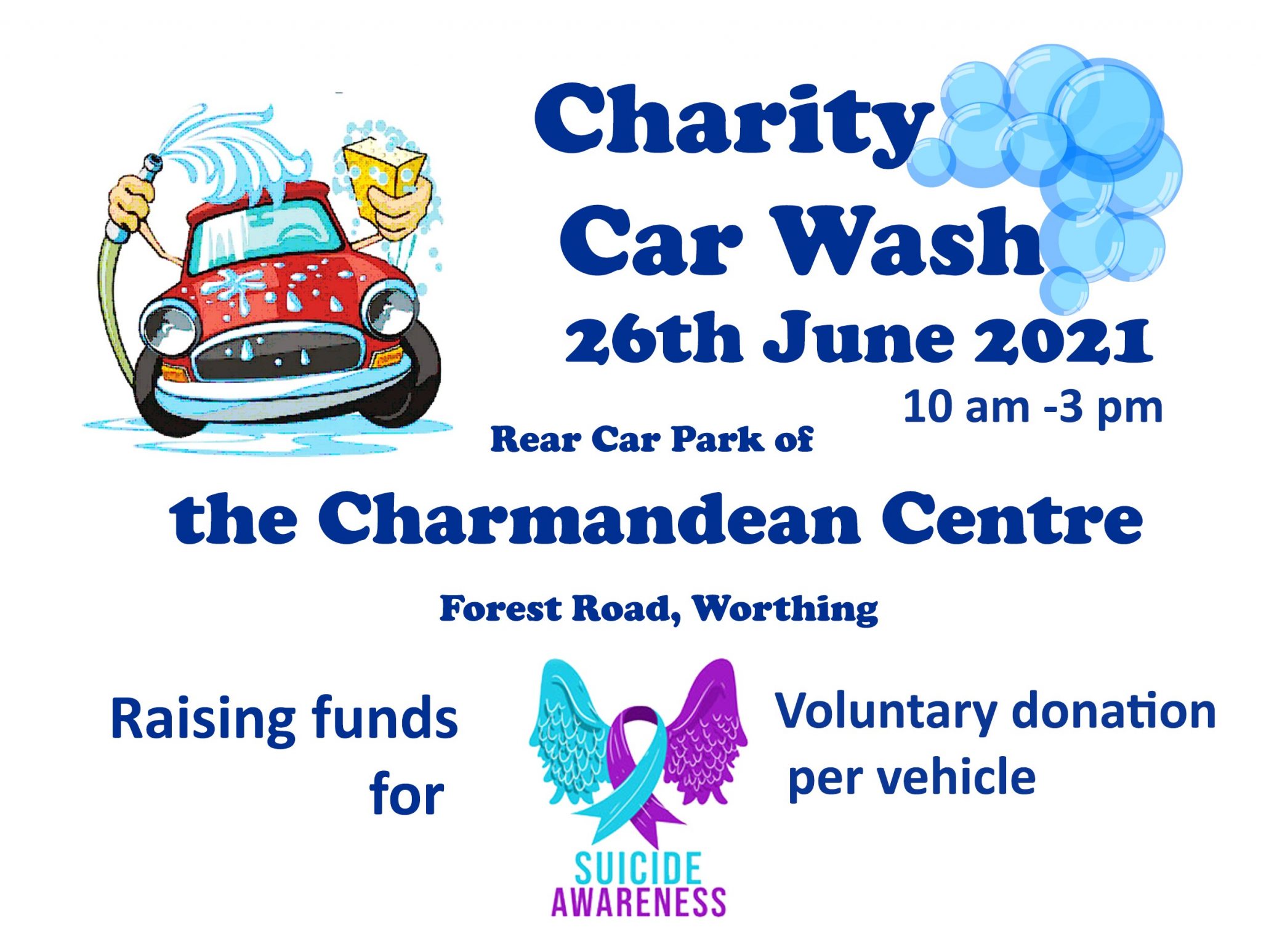 Car Wash title The Charmandean Centre