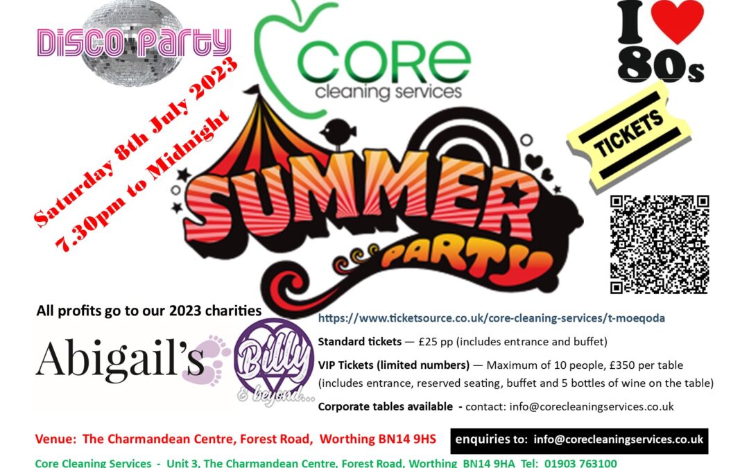 Core Cleaning Services Summer Party